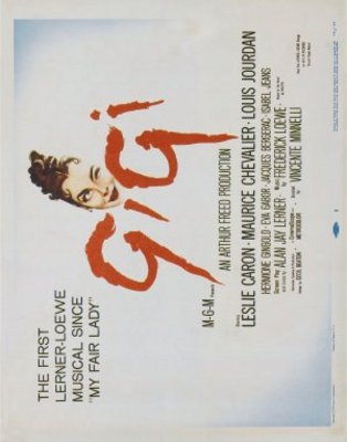 Gigi movie poster (1958) pillow