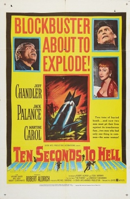 Ten Seconds to Hell movie poster (1959) pillow