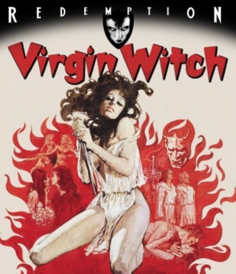 Virgin Witch movie poster (1972) wood print