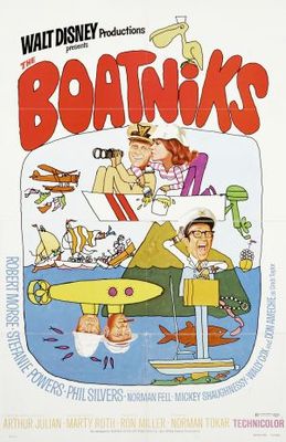The Boatniks movie poster (1970) wood print