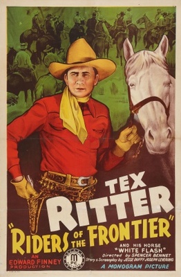 Riders of the Frontier movie poster (1939) tote bag