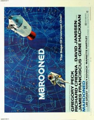 Marooned movie poster (1969) canvas poster