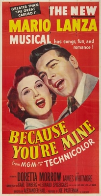 Because You're Mine movie poster (1952) metal framed poster