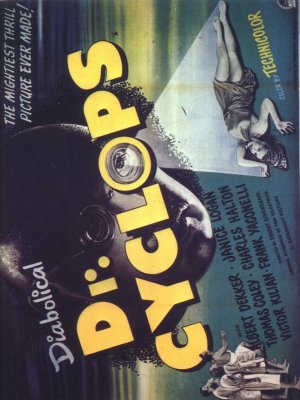 Dr. Cyclops movie poster (1940) pillow