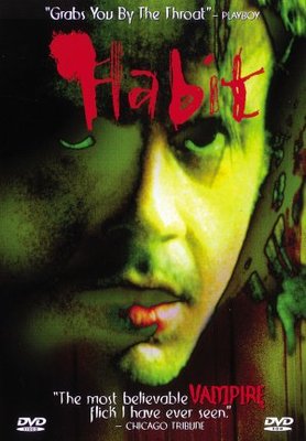 Habit movie poster (1996) mouse pad