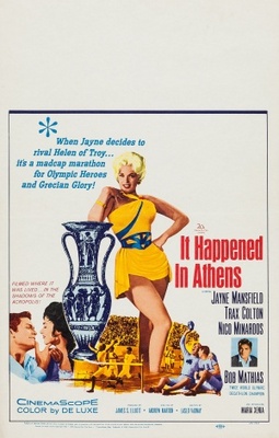 It Happened in Athens movie poster (1962) canvas poster