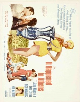 It Happened in Athens movie poster (1962) wood print