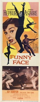 Funny Face movie poster (1957) metal framed poster