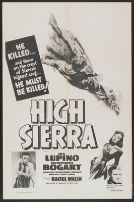 High Sierra movie poster (1941) wood print