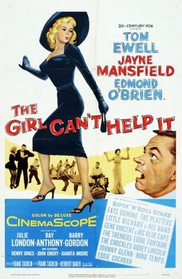 The Girl Can't Help It movie poster (1956) wood print