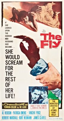 The Fly movie poster (1958) wooden framed poster