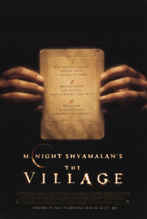 The Village movie poster (2004) wood print
