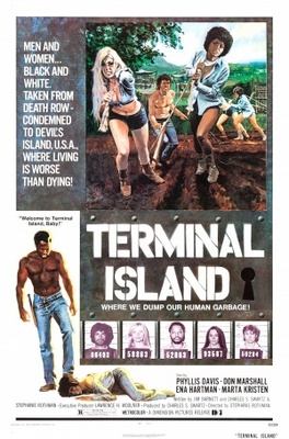 Terminal Island movie poster (1973) metal framed poster