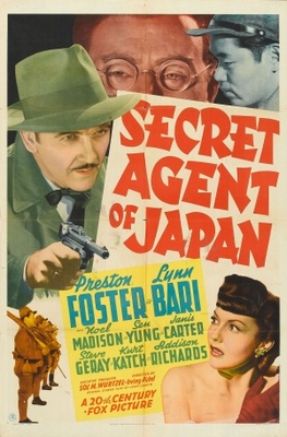 Secret Agent of Japan movie poster (1942) mug