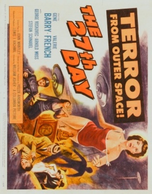 The 27th Day movie poster (1957) canvas poster
