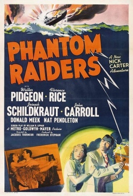 Phantom Raiders movie poster (1940) wood print