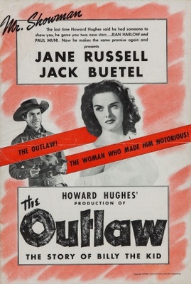 The Outlaw movie poster (1943) pillow