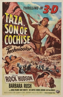 Taza, Son of Cochise movie poster (1954) wooden framed poster