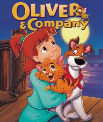 Oliver & Company movie poster (1988) poster with hanger