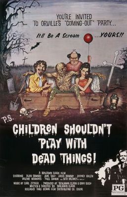 Children Shouldn't Play with Dead Things movie poster (1972) t-shirt