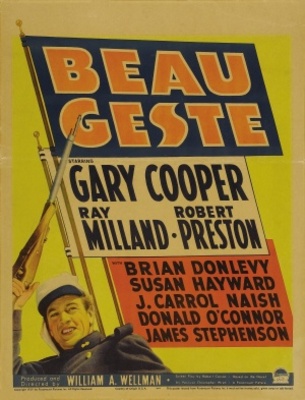 Beau Geste movie poster (1939) wooden framed poster