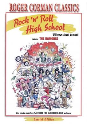 Rock 'n' Roll High School movie poster (1979) wooden framed poster