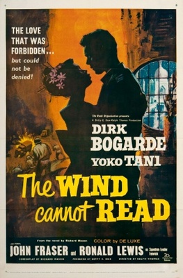 The Wind Cannot Read movie poster (1958) poster with hanger