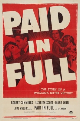 Paid in Full movie poster (1950) mouse pad