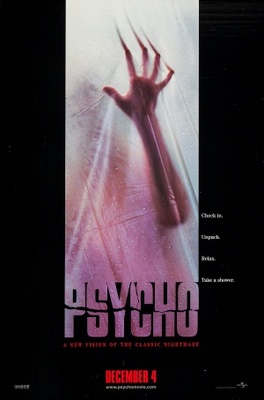 Psycho movie poster (1998) metal framed poster