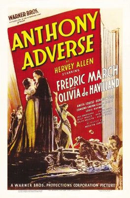 Anthony Adverse movie poster (1936) wood print