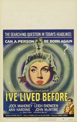 I've Lived Before movie poster (1956) metal framed poster