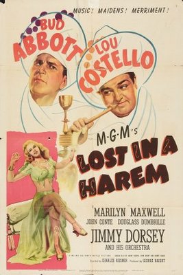 Lost in a Harem movie poster (1944) poster with hanger