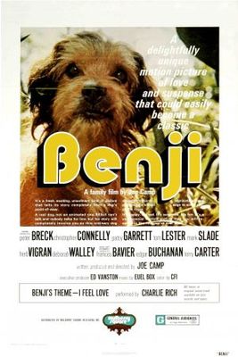 Benji movie poster (1974) wooden framed poster