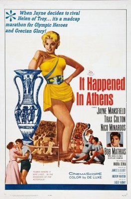 It Happened in Athens movie poster (1962) metal framed poster