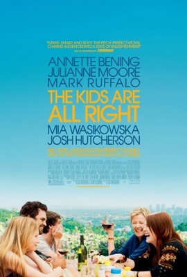 The Kids Are All Right movie poster (2010) wood print