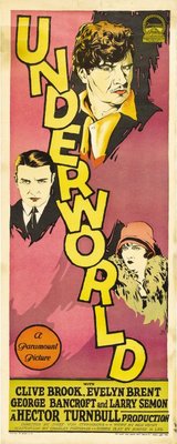 Underworld movie poster (1927) poster