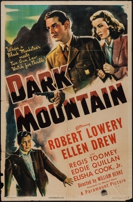 Dark Mountain movie poster (1944) metal framed poster