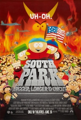 South Park: Bigger Longer & Uncut movie poster (1999) pillow