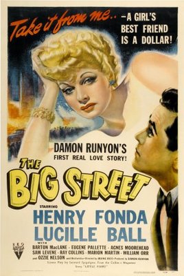 The Big Street movie poster (1942) canvas poster