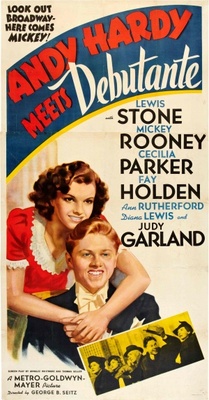 Andy Hardy Meets Debutante movie poster (1940) wooden framed poster