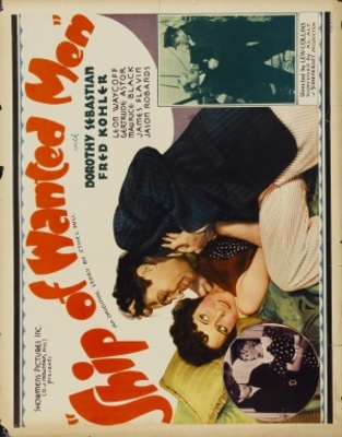Ship of Wanted Men movie poster (1933) mug