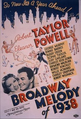 Broadway Melody of 1938 movie poster (1937) pillow