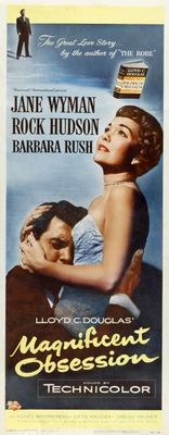 Magnificent Obsession movie poster (1954) canvas poster