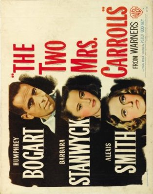 The Two Mrs. Carrolls movie poster (1947) wooden framed poster