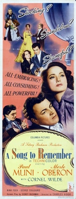 A Song to Remember movie poster (1945) t-shirt