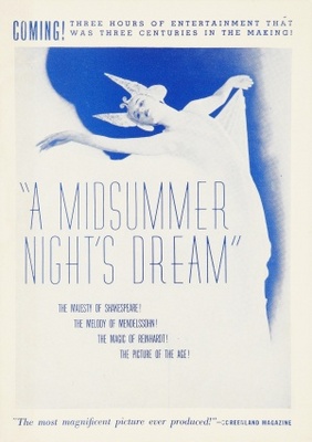 A Midsummer Night's Dream movie poster (1935) poster