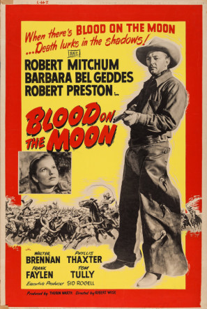 Blood on the Moon movie poster (1948) wooden framed poster