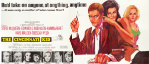 The Cincinnati Kid movie poster (1965) metal framed poster