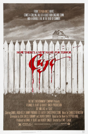 Cujo movie poster (1983) poster with hanger