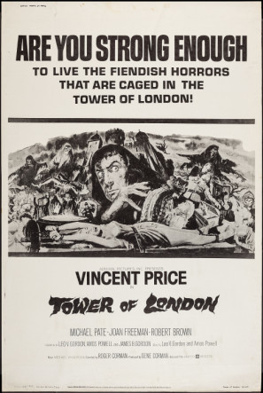 Tower of London movie poster (1962) poster